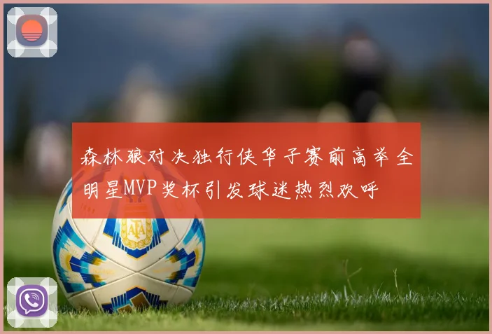 森林狼对决独行侠华子赛前高举全明星MVP奖杯引发球迷热烈欢呼