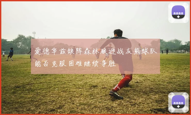 爱德华兹缺阵森林狼迎战灰熊球队能否克服困难继续争胜